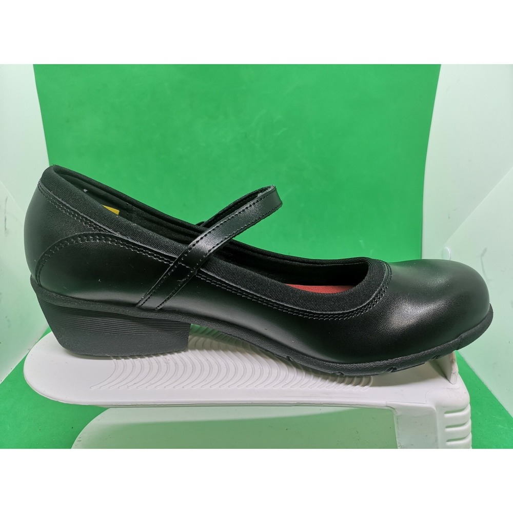 Skechers Womens 76583 Black Memory Foam Slip Resistant Comfort Shoes Size 8.5 - Picture 5 of 12